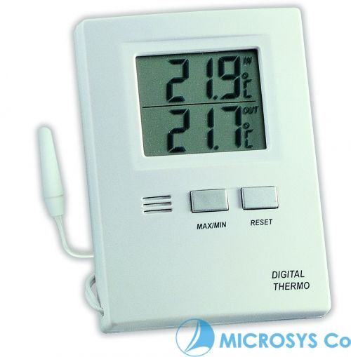  Термометър – за външна и вътрешна температура  с кабел