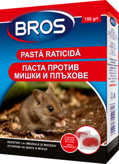 БРОС Примамка-паста срещу мишки и плъхове 150 гр