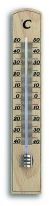 Analogue Indoor Thermometer Made of Beech / Kat.№12.1005