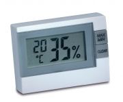Компактен дигитален термометър -  хигрометър, бял / Арт.№30.5005.02