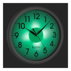 Light green LED light clock