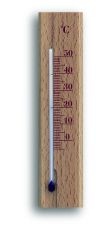 Analogue indoor thermometer made of beech / Kat.№12.1032.05