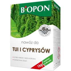 BIOPON Гранулиран тор за туи и кипариси 1кг / Арт.№ BP 1530