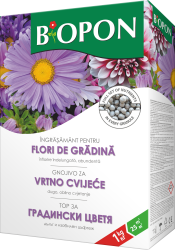  BIOPON гранулиран тор градински цветя 1кг / Арт.№ BP 1176