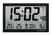 Радио-управляем часовник с външна и вътрешна температура 