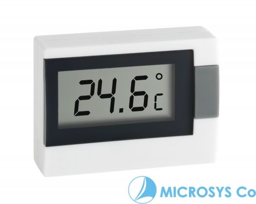 Малък и компактен дигитален термометър за вътрешна температура
