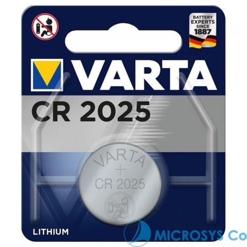 VARTA CR2025/6025 LITHIUM BUTTON CELL BATTERY - 3V / Kat.BA-CR2025