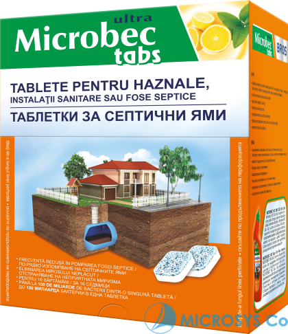 БРОС MICROBEC Таблетки за септични ями 16х20 гр / Арт.№ BS-391