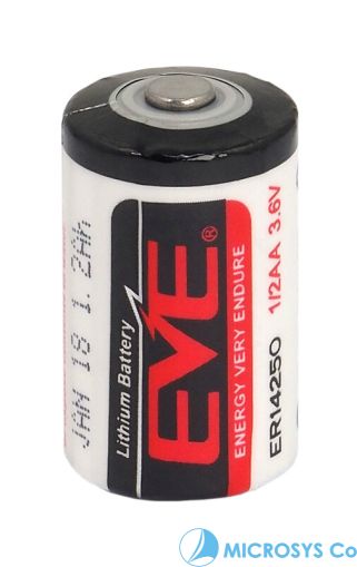 Литиева батерия ER14250/LS14250, 1/2AA / Арт.№BA-EVE ER14250 