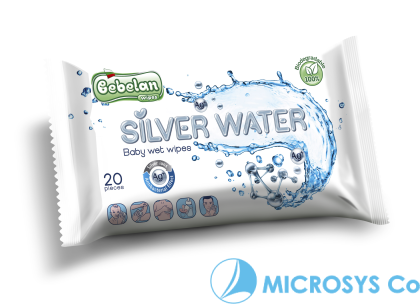 SILVER WATER кърпи със сребърна вода 20 бр./пакет - MK-BS20