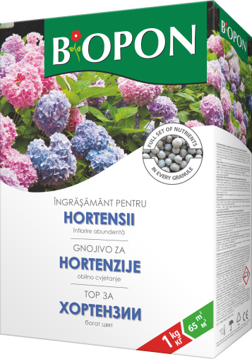 BIOPON гранулиран тор хортензии 1кг  