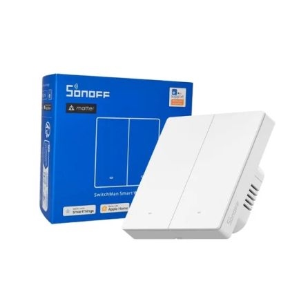 Sonoff Matter Smart Wi-Fi Wall Switch (2-Gang)- SO M5 2C 86W