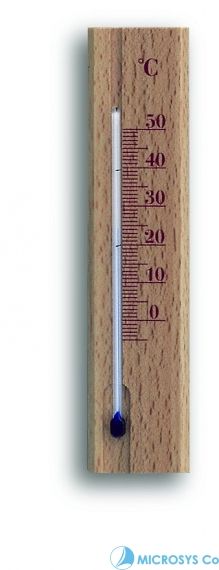 Analogue indoor thermometer made of beech / Kat.№12.1032.05