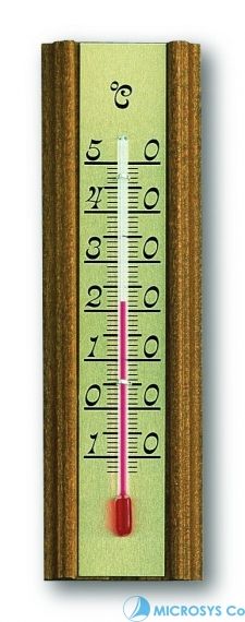 Analogue Indoor Thermometer made of Oak / Kat.№12.1014