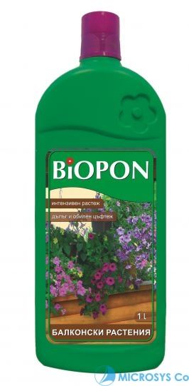 BIOPON течен тор балконски растения / Арт.№ BP-1011