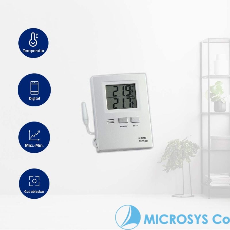 Sotel  TFA-Dostmann 30.1012 environment thermometer Electronic environment  thermometer Indoor/outdoor White