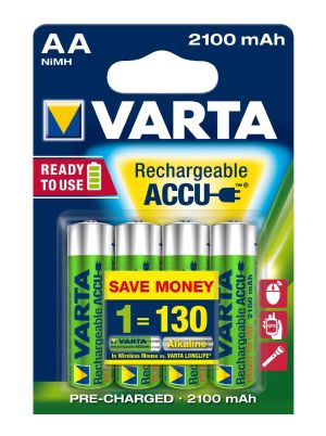 Акумулаторни батерии - VARTA -HR6 / AA NiMH /2100mAh - 4 бр. комплект