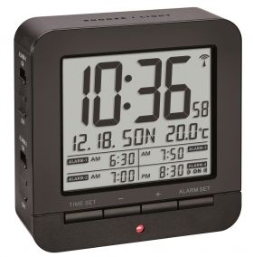 Радиоуправляем алармен часовник с термометър / Арт.№60.2536.01