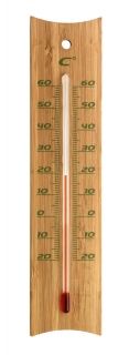 Аналогов спиртен термометър от бамбук / Арт.№12.1049