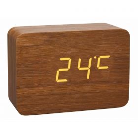 Дизайнерски будилник с дата и термометър