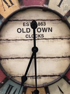  'Vintage' XXL-wall clock / Kat.№ 60.3021