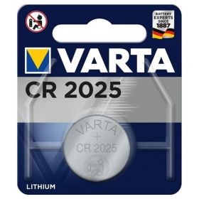 VARTA CR2025/6025 LITHIUM BUTTON CELL BATTERY - 3V / Kat.BA-CR2025