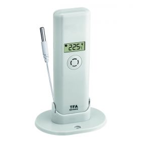 WEATHER HUB-Предавател за температура с дисплей, кабелен сензор и PRO функции / Арт.№ 30.3313.02