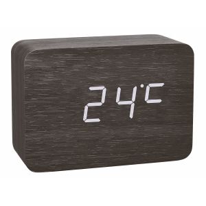  Дизайнерски  будилник, термометър в дървен вид / Арт.№60.2549.01 