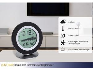 WeatherHub барометър-термометър-хигрометър COSY BARO / Арт.№35.1154.01