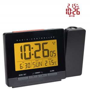 Будилник с термометър, с проектор, радиоуправляем - FUNK / Арт.№ 60.5016.01