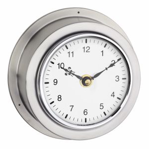 Стенен аналогов часовник за яхта от неръждаема стомана MARITIM / Арт.№60.3014.54
