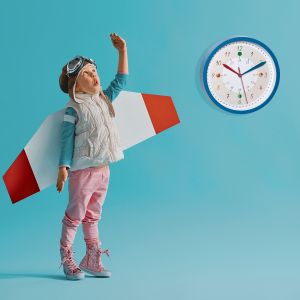 Детски стенен часовник за обучение