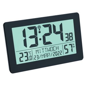 Radio-controlled wall clock with room climate / Kat.№ 60.2557