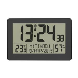 Radio-controlled wall clock with room climate / Kat.№ 60.2557