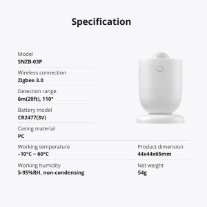 Zigbee Motion Sensor Security Alarm