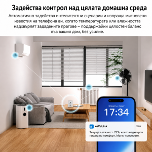SONOFF SNZB-02DR2 – Смарт Zigbee сензор за температура и влажност с 3.6″ LCD дисплей