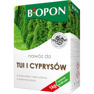 BIOPON Гранулиран тор за туи и кипариси 1кг / Арт.№ BP 1530