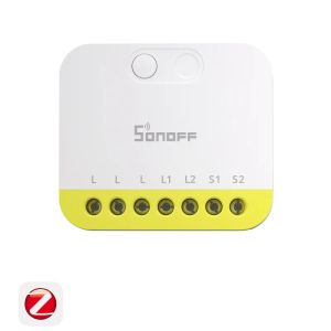 SONOFF MINI DUO ZB2GS-L – Двуканален Zigbee смарт реле модул без нулев проводник / Арт.№ SO MINI ZB2GS L