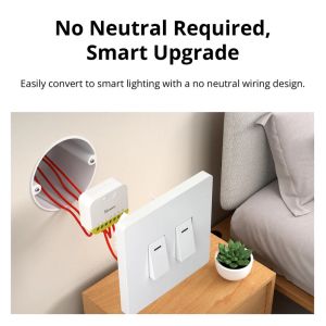 SONOFF MINI DUO ZB2GS-L – Двуканален Zigbee смарт реле модул без нулев проводник / Арт.№ SO MINI ZB2GS L