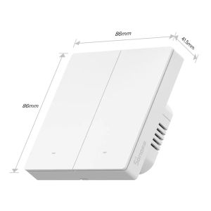 Sonoff Matter Smart Wi-Fi Wall Switch (2-Gang)- SO M5 2C 86W