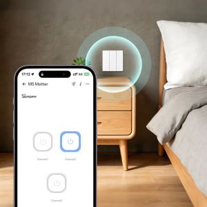 Sonoff Matter Smart Wi-Fi Wall Switch (2-Gang)- SO M5 2C 86W