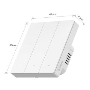 Sonoff Matter Smart Wi-Fi Wall Switch (3-Gang)- SO M5 3C 86W