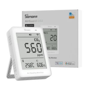 SONOFF AirGuard CO2 Matter Over Wi-Fi Air Quality Monitor / SO-SAWF-08P