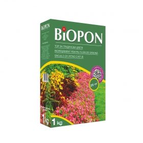 BIOPON гранулиран тор градински цветя 1кг / Арт.№ BP-1176