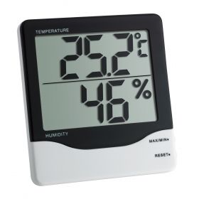 Дигитален термометър - хигрометър с големи цифри  / Арт.№30.5002